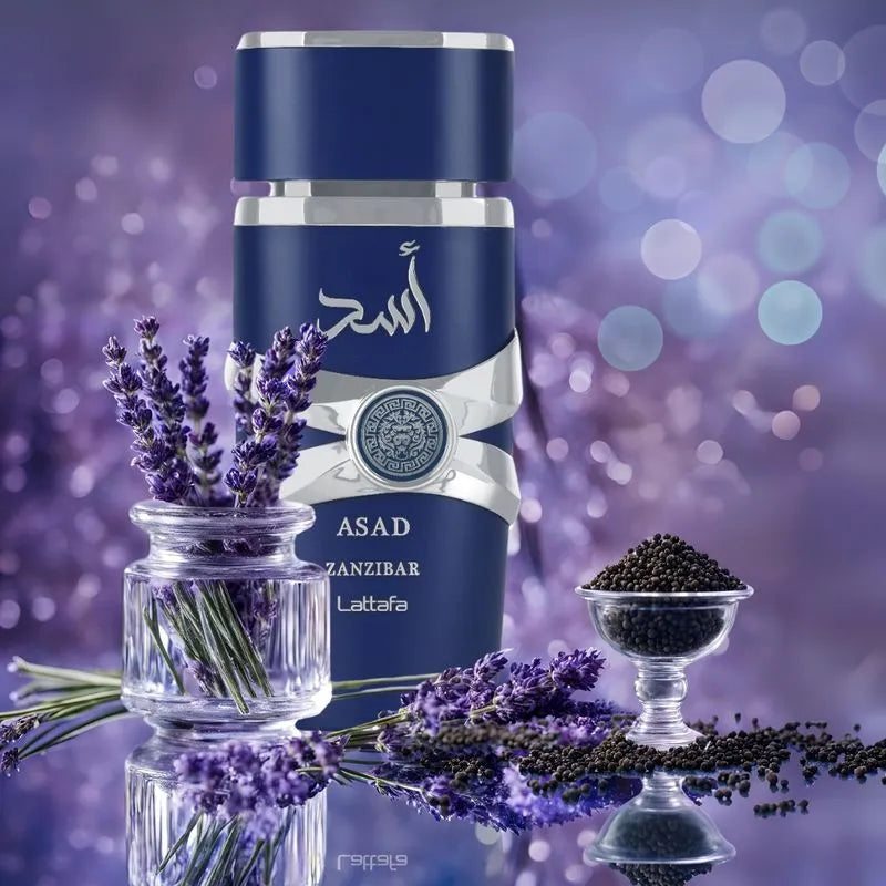 ASAD ZANZIBAR DE LATTAFA_ parfum frais pour homme 100ml