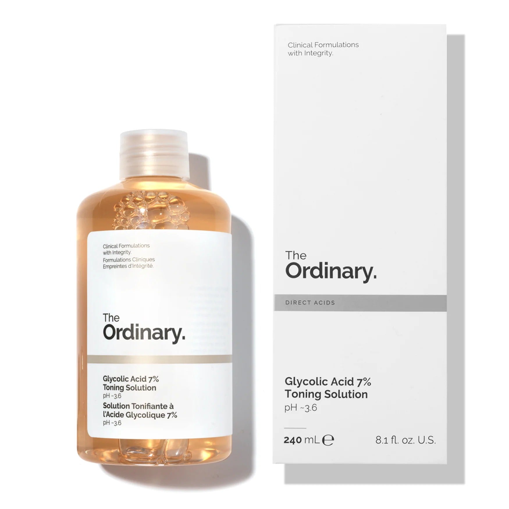 Solution Tonifiante à l'Acide Glycolique 7% de The Ordinary