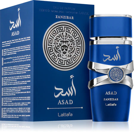 ASAD ZANZIBAR DE LATTAFA_ parfum frais pour homme 100ml