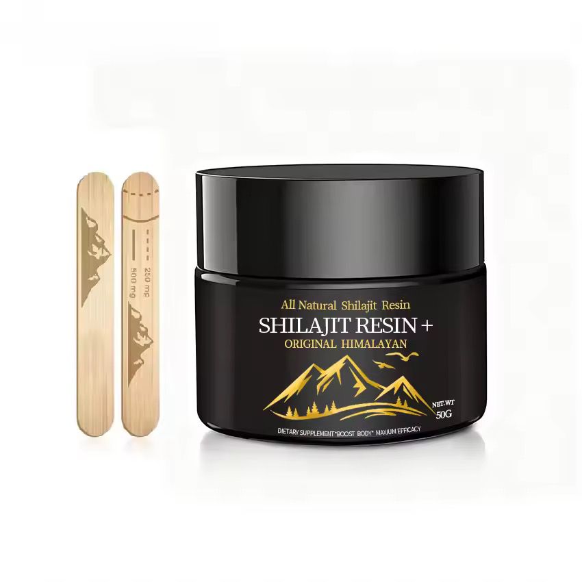 Résine de Shilajit de l'Himalaya 100 % Pure et Biologique.